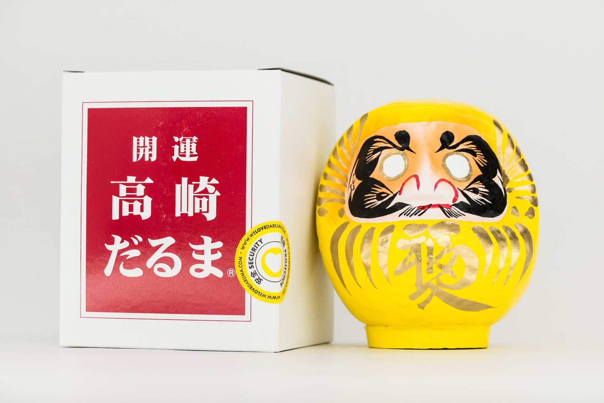 Classic Yellow Daruma Doll « Unique Japan